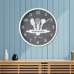 Rustikales Chalkboard Bauernhof Küche Personalisie Uhr<br><div class="desc">Rustikales Chalkboard Bauernhaus Küche Personalisierte Uhr - Der rustikale Chalkboard Hintergrund mit Backutensilien macht die Uhr zu einer perfekten Ergänzung zu Ihren Bauernküchenwänden.</div>