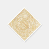 Rustikales Chalkboard Blumengarten Serviette (Ecke)