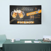 Rustikales Chalkboard Cheers & Bers JEGLICHES JAHR Banner (Messeveranstaltung)