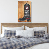 Rustikales Chalkboard Einstiegszeichen Leinwanddruck (Insitu (Schlafzimmer))