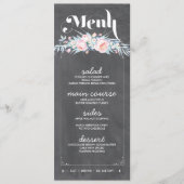 Rustikales Chalkboard Inspirierte Karten für Hochz (Vorderseite)