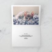 Rustikales Chalkboard O Heilige Nacht Weihnachten (Innenseite)