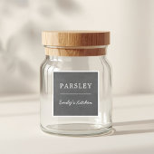 Rustikales Chalkboard Waterproof Kitchen Jar Label