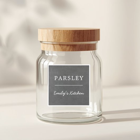 Rustikales Chalkboard Waterproof Kitchen Jar Label