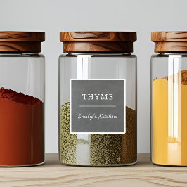 Rustikales Chalkboard Waterproof Kitchen Jar Label