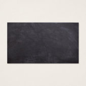 Rustikales Chalkboard WedgeDrink Voucher Ticket (Rückseite)