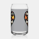 Rustikales Charm Cotattcore Farm Chicken Muster Dosenglas (Links)