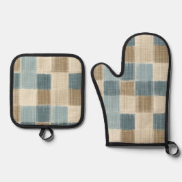 Rustikales Charm Oven Mitt and Pot Holder Set