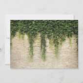 Rustikales Chateau Church Lights Foto Hochzeit Einladung (Rückseite)