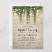 Rustikales Chateau Stone Church Wedding Brautparty Einladung (Vorderseite)