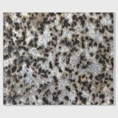 Rustikales Cheetah Print Design Geschenkpapier (Flach)