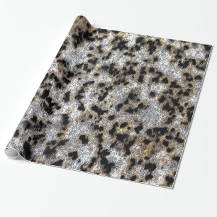 Rustikales Cheetah Print Design Geschenkpapier