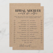 Rustikales Chic Brautparty würde sie eher spielen (Vorne/Hinten)