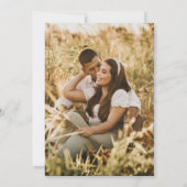 Rustikales Chic Foto Terracotta auf dem Monte San Einladung (Rückseite)