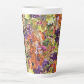 Rustikales Chic Herbst Blumenmuster Milchtasse (Vorderseite)