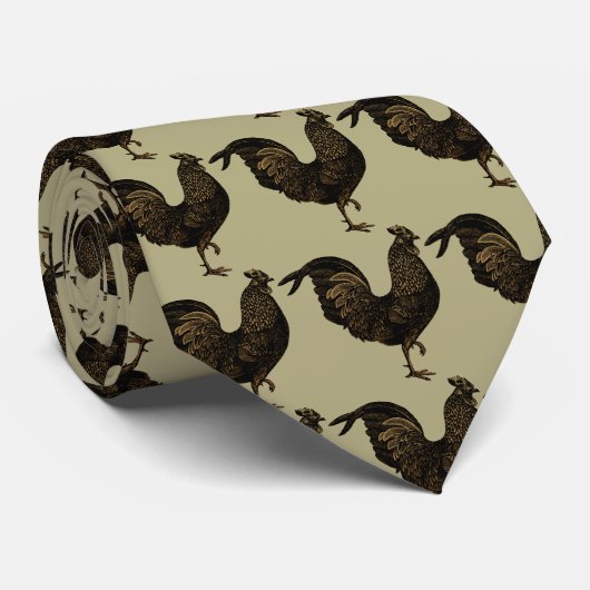 Rustikales chinesisches Neujahr 2017 Krawatte 2 (Gerollt)