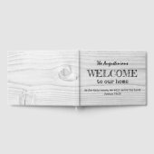 Rustikales Christlich WELCOME-Zeichen Gästebuch (Voll)