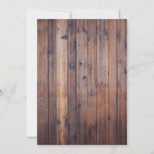 Rustikales Cocktail-Party im Herbst Einladung (Rückseite)