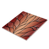 Rustikales Coppery Bronze-Verlass-Muster Fliese (Seite)