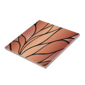 Rustikales Coppery Bronze-Verlass-Muster Fliese (Seite)
