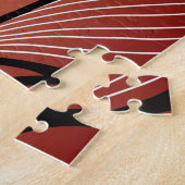 Rustikales Coppery Bronze-Verlass-Muster Puzzle (Seite)
