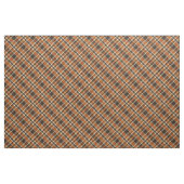 Rustikales Cotattecore Orange und Beige Kariertes Stoff (Yard (91,4 cm))