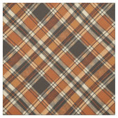 Rustikales Cotattecore Orange und Beige Kariertes Stoff (Muster)