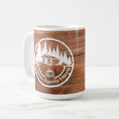Rustikales Cottage-Cabin-Bauernhaus | Benutzerdefi Kaffeetasse (Vorderseite Links)