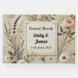 Rustikales Cottagecore-Gästebuch Gästebuch