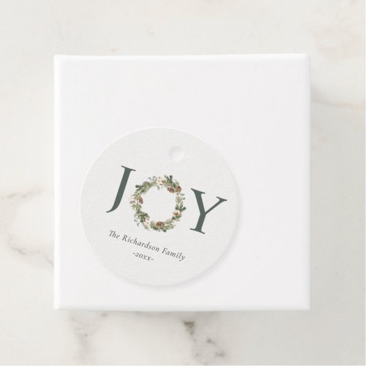 Rustikales Cotton Pine Joest Merriest Weihnachtskr Geschenkanhänger (Beispiel)