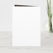 Rustikales Country Couple Foto Hochzeitsprogramm Programm (Rückseite)