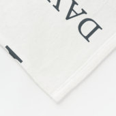 Rustikales Country Floral Baby Milestone Schuppen Fleecedecke (Ecke)