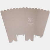 Rustikales Country Kraft Wedding Geschenkschachtel (Ungeklappt)