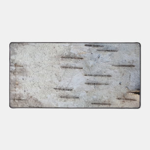 Rustikales Country Nature Classic Birch Bark Foto Schreibtischunterlage