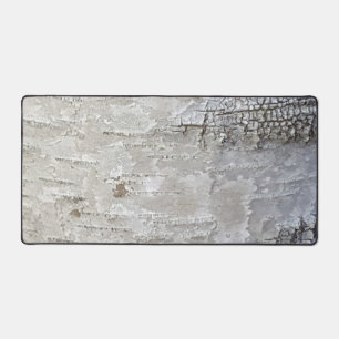 Rustikales Country Nature White Birch Bark Foto Schreibtischunterlage