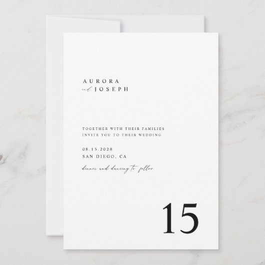 Rustikales Country Script Boho Foto Wedding Einladung (Rückseite)