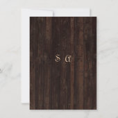 Rustikales Country Sunflower Antlers Retirement Pa Einladung (Rückseite)