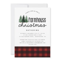 Rustikales Country Weihnachts-Party Buffalo Karier