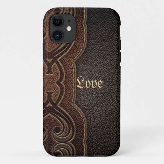 Rustikales Cowboymodebraun-Westernland Case-Mate iPhone Hülle (Rückseite)