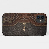 Rustikales Cowboymodebraun-Westernland Case-Mate iPhone Hülle (Rückseite (Horizontal))