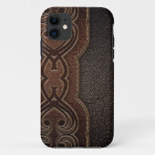 Rustikales Cowboymodebraun-Westernland Case-Mate iPhone Hülle (Rückseite)