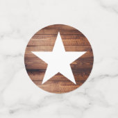 Rustikales Cowgirl Boots & Hat Baby Dusche Konfetti (Klein Vorderseite)