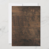 Rustikales Cowgirl Stiefel und Bubbly Brautparty Einladung (Rückseite)