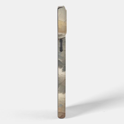 Rustikales Crackle Abstrakt Case-Mate iPhone Hülle (Rückseite / Rechts)