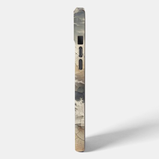 Rustikales Crackle Abstrakt Case-Mate iPhone Hülle (Rückseite / Links)