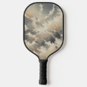Rustikales Crackle Abstrakt Pickleball Schläger (Rückseite)