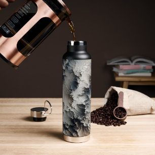 Rustikales Crackle Abstrakt Trinkflasche
