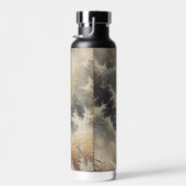 Rustikales Crackle Abstrakt Trinkflasche (Rechts)