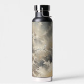 Rustikales Crackle Abstrakt Trinkflasche (Links)