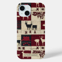 Rustikales Cross-Stitch Patchwork | Folk Holiday M